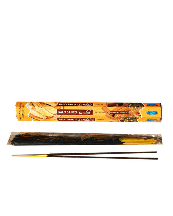 INCENSI  PALO SANTO E SANDALO ( marche assortite) ( 1 pacchetto esagonale x 20 sticks )