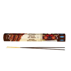 INCENSI SPEZIE INDIANE marche assortite ( 1 pacchetto esagonale x 20 sticks )