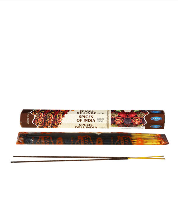 INCENSI SPEZIE INDIANE marche assortite ( 1 pacchetto esagonale x 20 sticks )