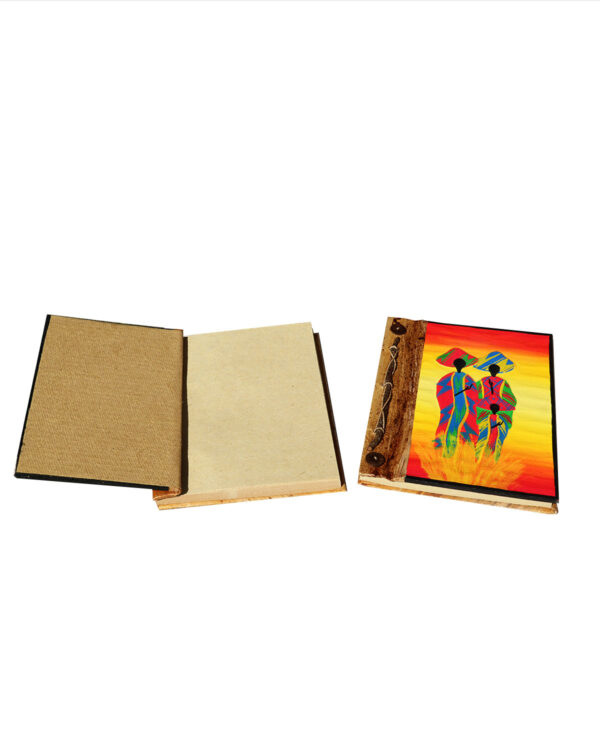 AGENDA GRANDE IN BAMBOO E CORTECCE AFRIKA