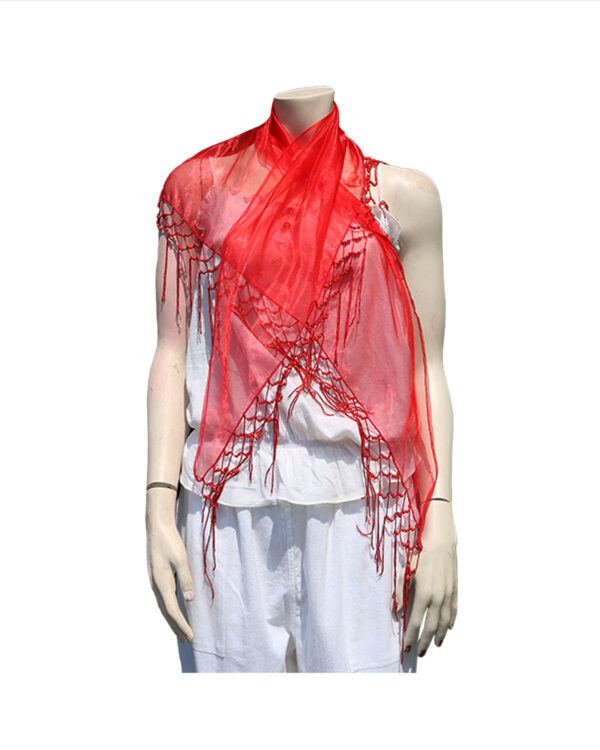 FOULARD TRIANGOLARI PER DANZA DEL VENTRE CON PERLINE
