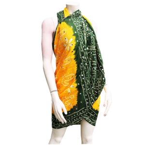 DUPATTA RAJASTANE CON SPECCHIETTI E PAILETTES