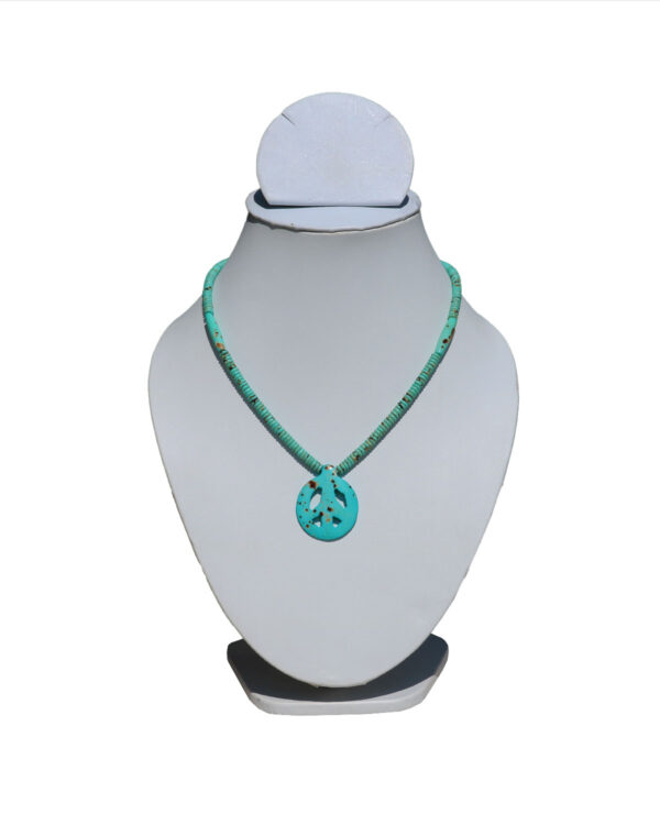 COLLANA IN OSSO CON SEGNO DELLA PACE