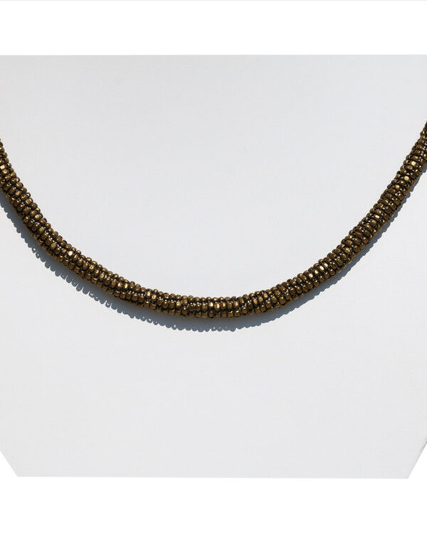 COLLANE GIROCOLLO TORCHON IN OTTONE BREIL