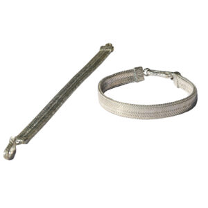 BRACCIALETTI  SNAKE PIATTI IN ARGENTONE