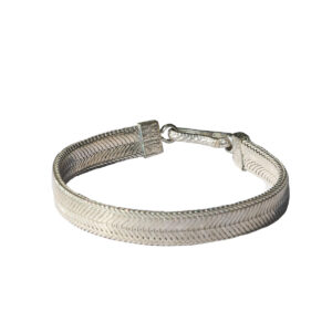 BRACCIALETTI  SNAKE PIATTI IN ARGENTONE