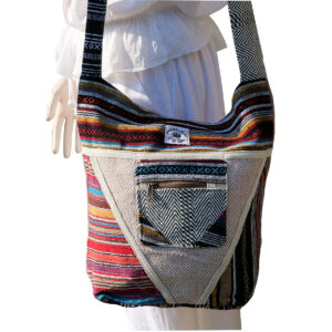 BORSA MONACO IN CANAPA NATURALE
