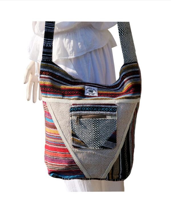 BORSA MONACO IN CANAPA NATURALE