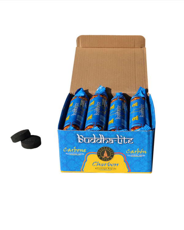 CARBONCINI PER INCENSI IN GRANI O NARGHILE' MM 3,5 (conf 8 rolls x 10 pastiglie)