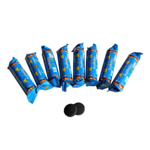 CARBONCINI PER INCENSI IN GRANI O NARGHILE' MM 3,5 (conf 8 rolls x 10 pastiglie)