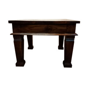TAVOLINO BASSO IN LEGNO DI TEAK SCURO
