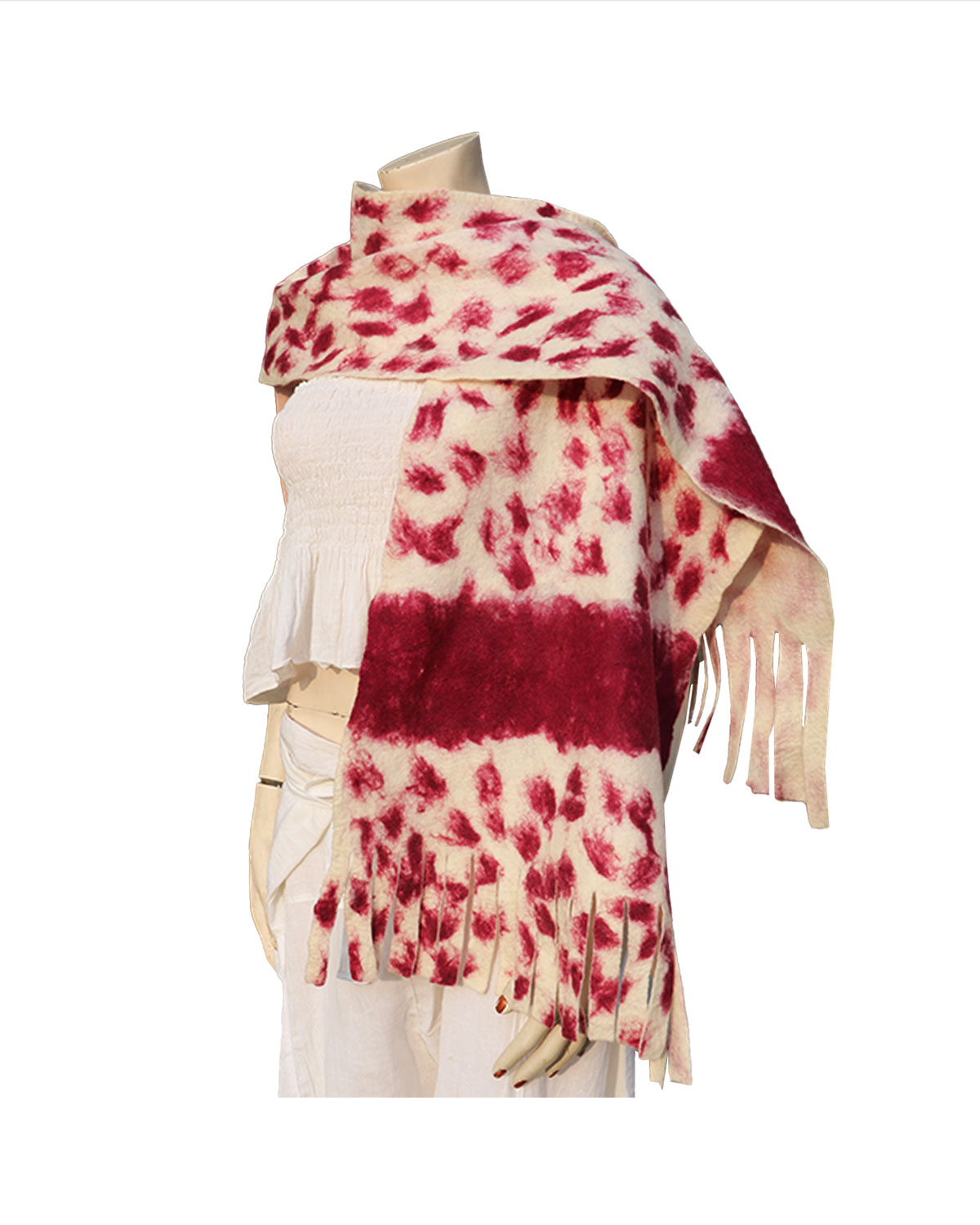 8491_1 SCIARPA IN LANA COTTA AMPIA CON SPIRALI