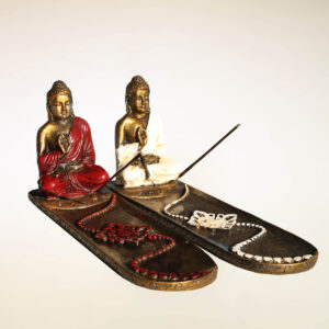 PORTAINCENSI IN RESINA CON DIVINITA' GIGANTI