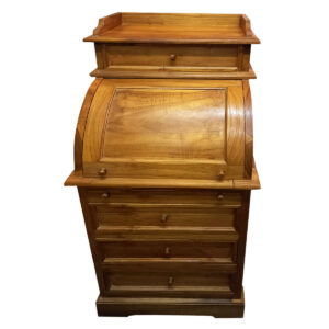 SCRITTOIO CON RIBALTINA IN LEGNO DI TEAK