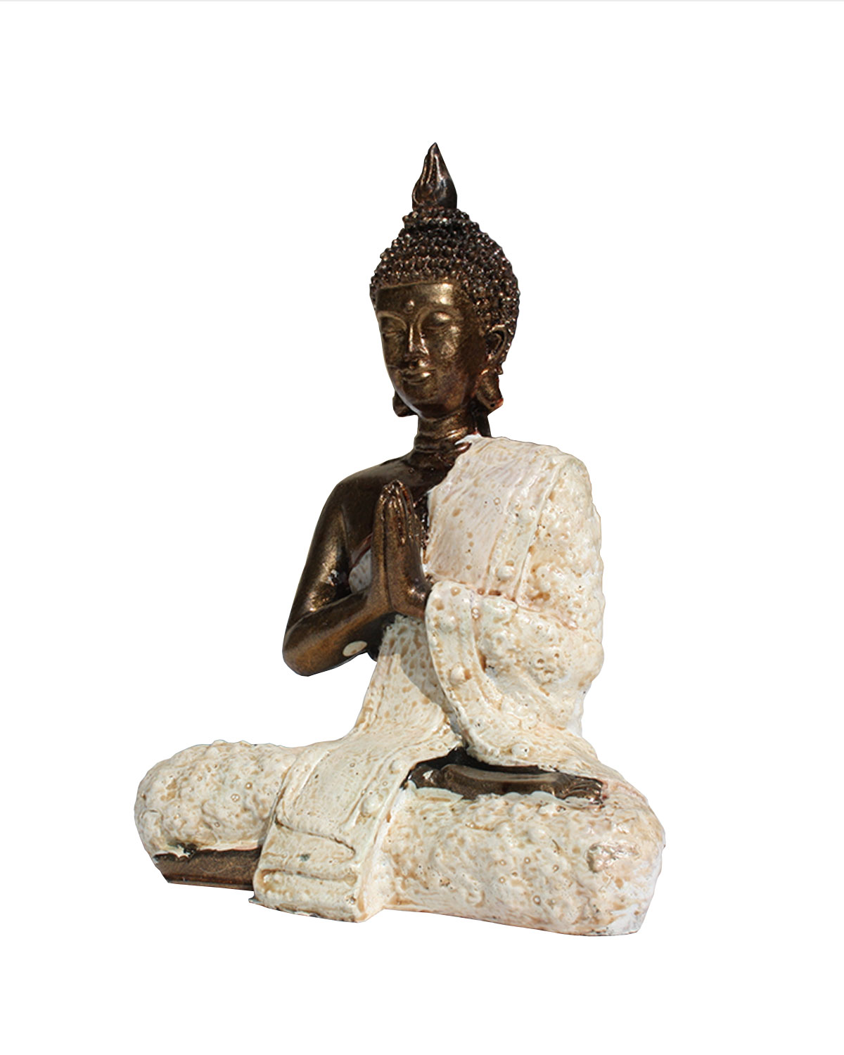 7947_2 BUDDHA IN RESINA DIPINTA TIBETANO CM 20