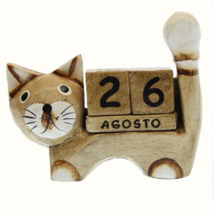 CALENDARIO PERENNE GATTO CODINO IN SU'