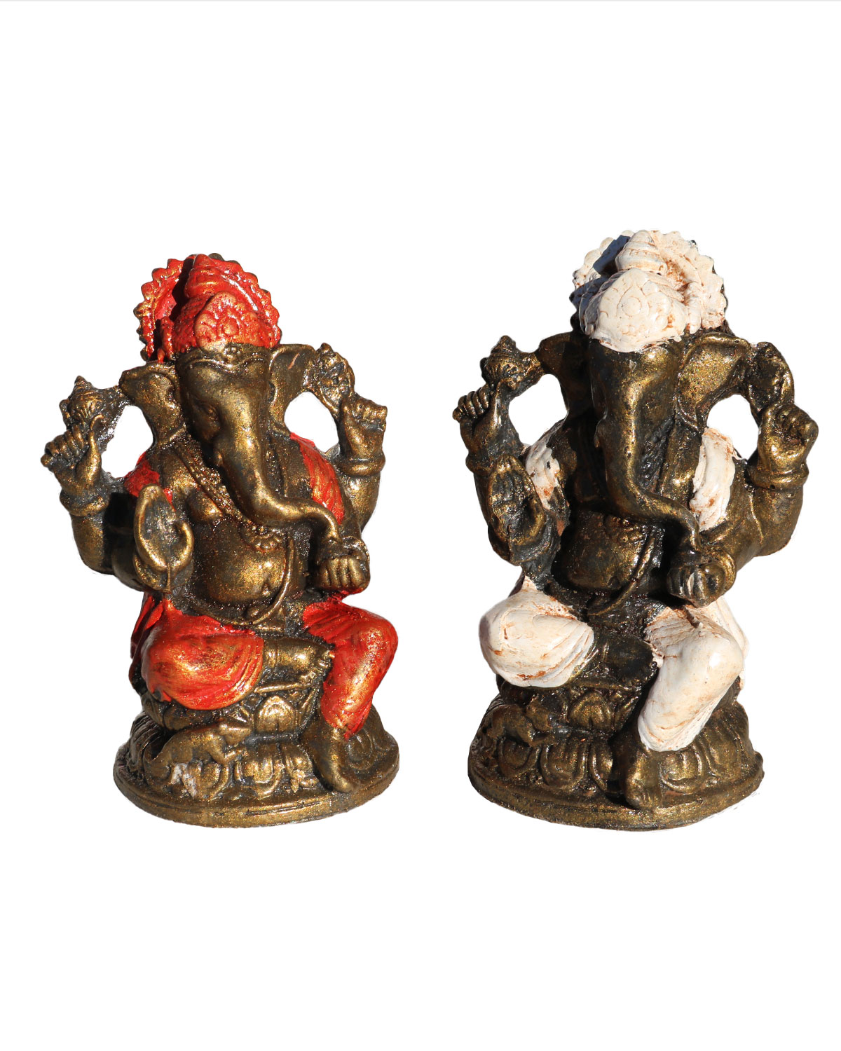 6453 GANESHA IN RESINA DIPINTA CM 10