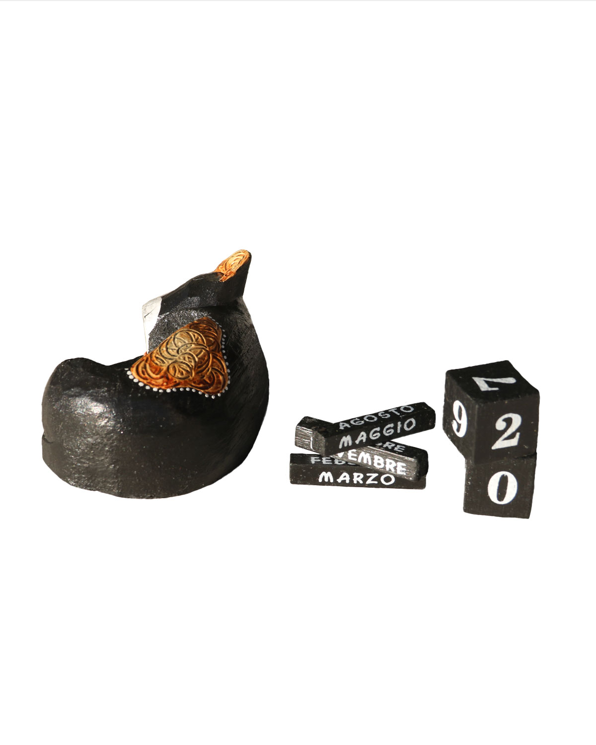 7577_1 CALENDARIO PERENNE GATTO CHE DORME DECAPATO GRANDE