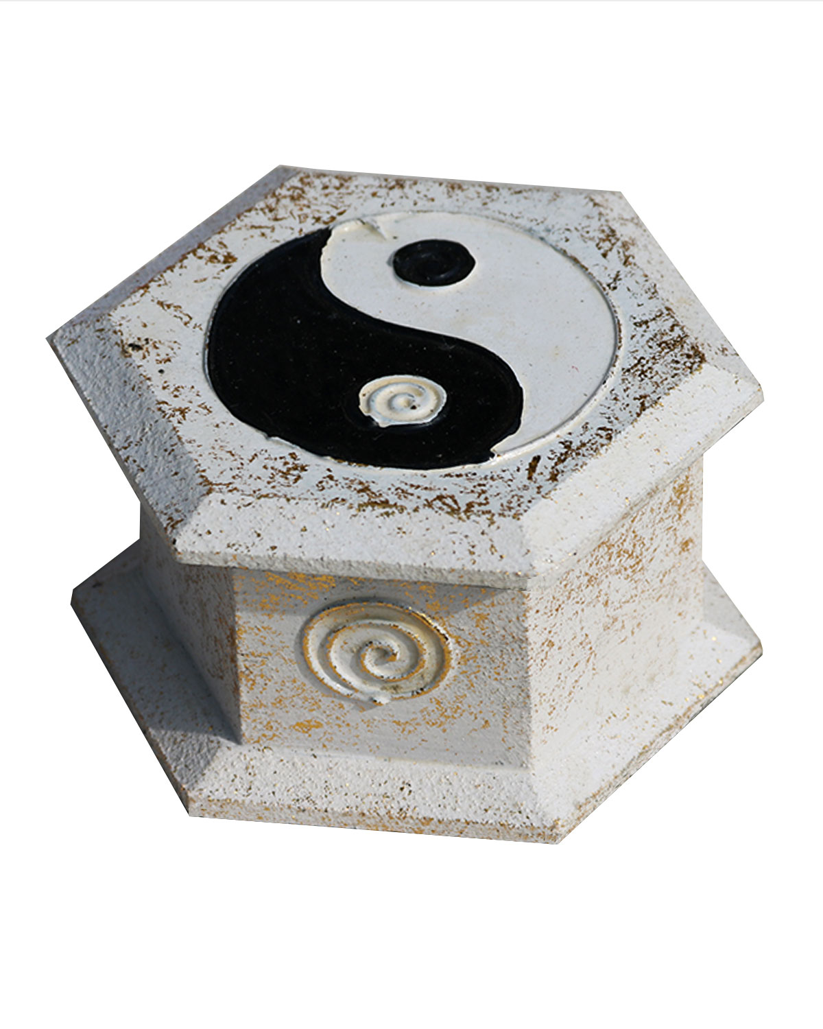 7581 SCATOLA ESAGONALE PICCOLA CON TAO