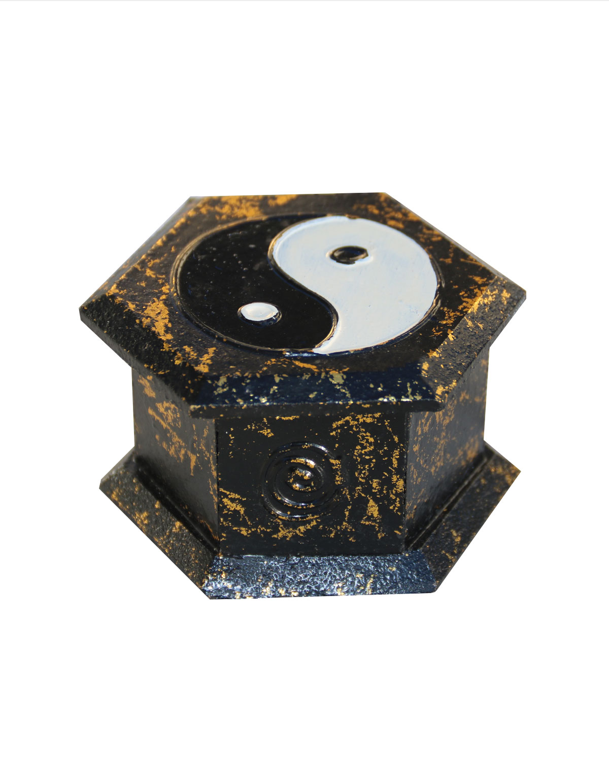 7581_1 SCATOLA ESAGONALE PICCOLA CON TAO