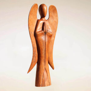 STATUE ANGIOLETTO MANI GIUNTE CM 35