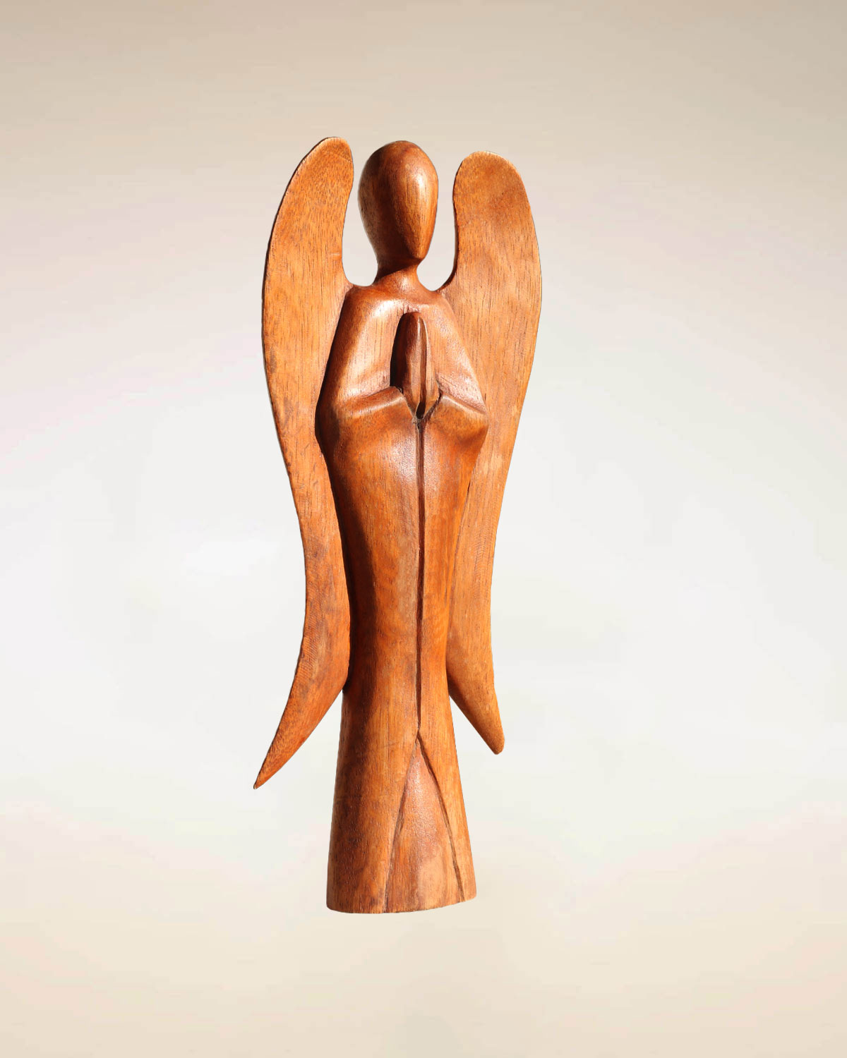 8374_1 STATUE ANGIOLETTO MANI GIUNTE CM 35