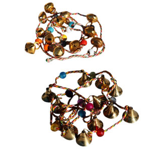 CAMPANA DEL VENTO IN ORO ANTICHIZZATO CASCATA DI CAMPANELLE (2 modelli)