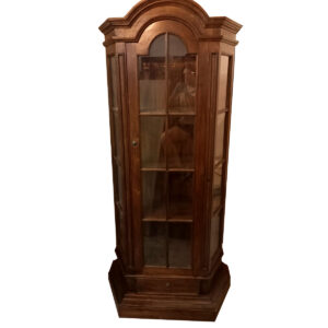 VETRINETTA IN STILE IN TEAK MASSELLO SCURO