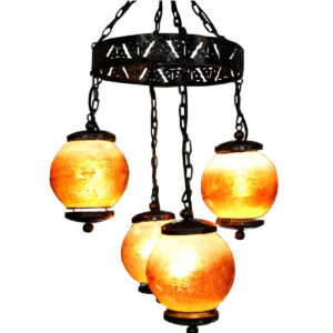 LAMPADARIO ARABO CON 4 GOCCE