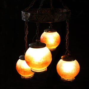 LAMPADARIO ARABO CON 4 GOCCE