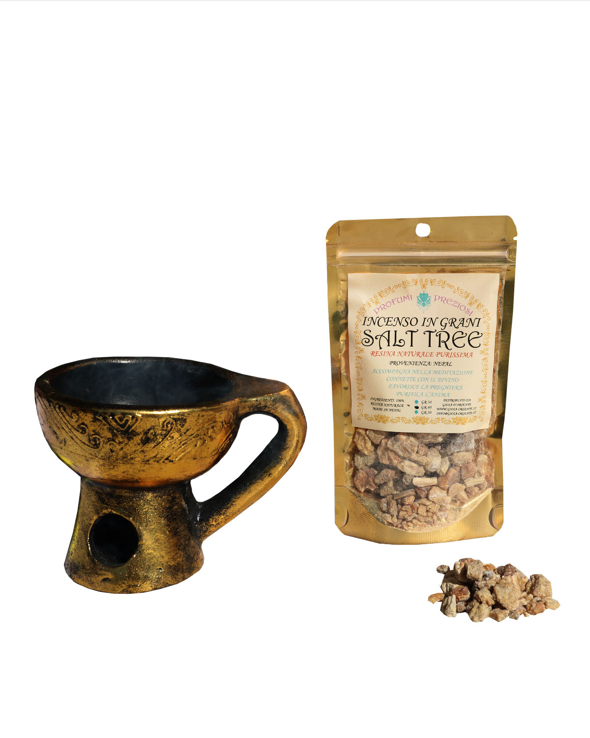 0294_1 INCENSO IN GRANI SALT TREE LINEA PROFUMI PREZIOSI ( gr. 40 )