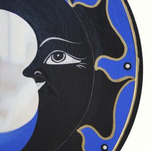 SPECCHIO ROTONDO LUNA NERA 50 CM