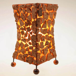 LAMPADA IN PIETRA MOSAICO CM 20