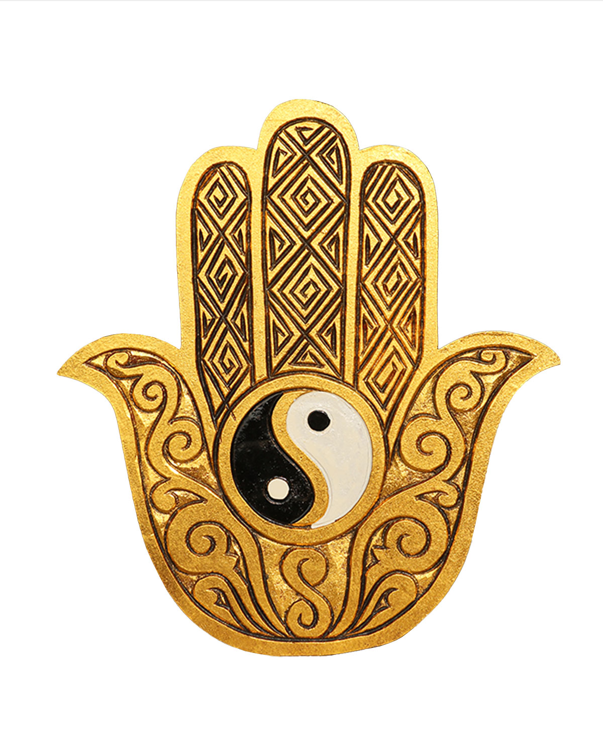 4164 PANNELLO MANO DI FATIMA CON TAO CM 40