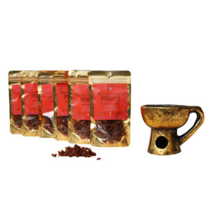 INCENSO IN GRANI MIRRA LINEA PROFUMI PREZIOSI (6 p.oro x gr. 40 )