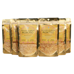INCENSO IN GRANI MUSCHIO EGIZIANO LINEA PROFUMI PREZIOSI (6 p.oro x gr. 40 )
