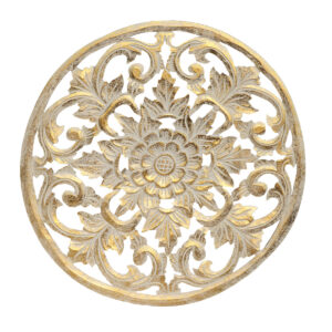 PANNELLO IN LEGNO ROTONDO ORIENTAL STYLE CM 50