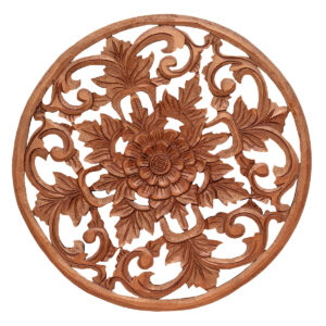 PANNELLO IN LEGNO ROTONDO ORIENTAL STYLE CM 50