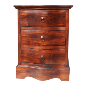 COMODINO ONDULATO IN TEAK