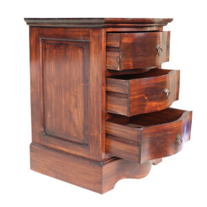 COMODINO ONDULATO IN TEAK