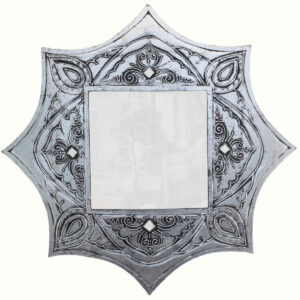 SPECCHIO OTTAGONALE ORO O ARGENTO CM 60