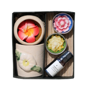 BRUCIAESSENZE BIANCO IN CONFEZIONE REGALO