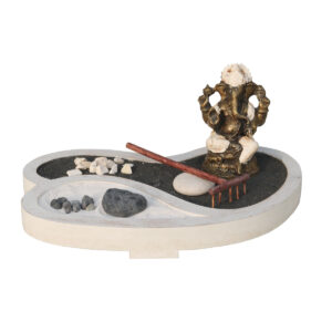 GIARDINO ZEN OVALE SINUOSO CON DIVINITA'