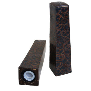 SALE E PEPE IN RESINA E COCCO A TORRETTA