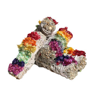 SMUDGE DI SALVIA BIANCA CON VERBASCO 7 CHAKRA