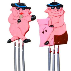 WIND CHIME  MINI MAIALI BLUES BROTHERS