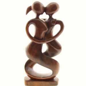 STATUE KISSING ABBRACCIATI CM 20