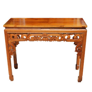 CONSOLLE IN TEAK INTAGLIATA PICCOLA