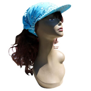 BANDANA IN COTONE CON VISIERA