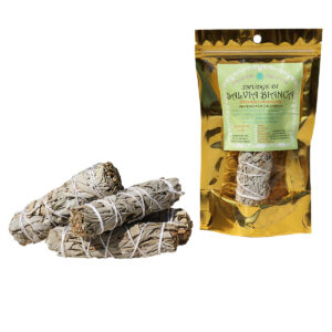 SMUDGE DI SALVIA BIANCA CALIFORNIANA BUSTA ORO LINEA PROFUMI PREZIOSI  (30 GR)